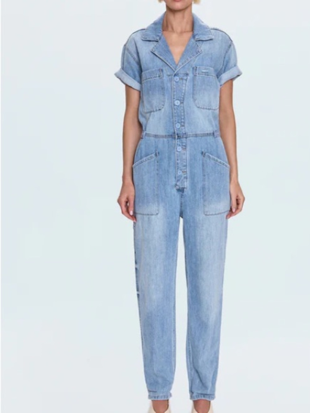 Pistola Grover Denim Jumpsuit - Picture 2 of 11